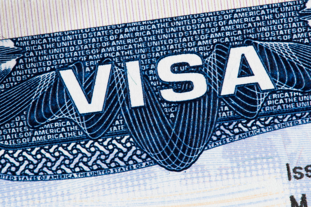 American Visa In Passport